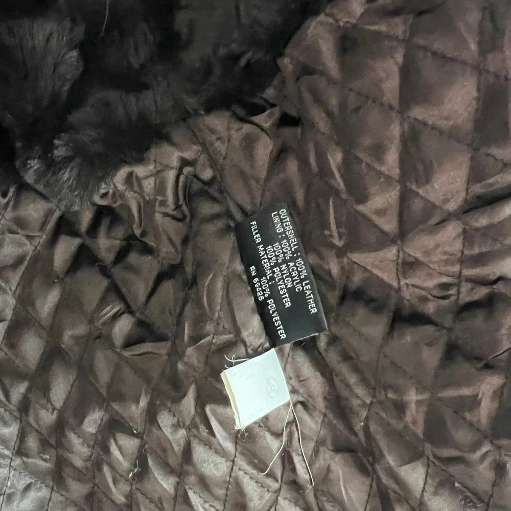 Vintage Wilsons Leather Brown Suede‎ Jacket Removable Hooded Penny Lane Coat